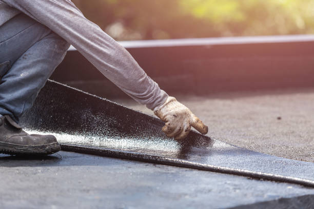 Professional Waterproofing technician working in Harveysburg, OH